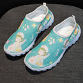 Damen Slip-On Freizeitschuhe mit farbenfrohem Design und atmungsaktiver Oberseite R&B