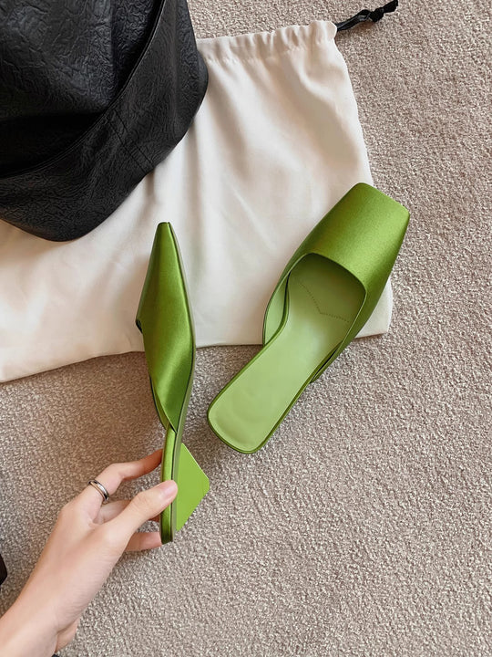 Damen Elegante Mules mit spitzem Zehenbereich und komfortabler Sohle R&B