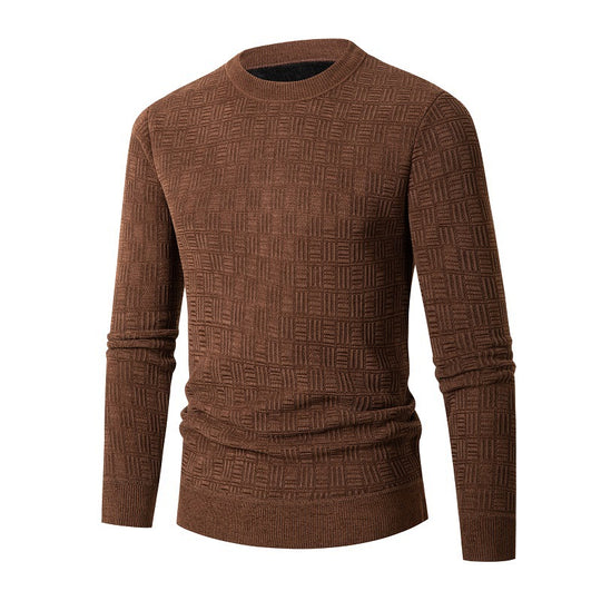 Herren modischer Strickpullover mit einzigartigem Strukturdesign R&B