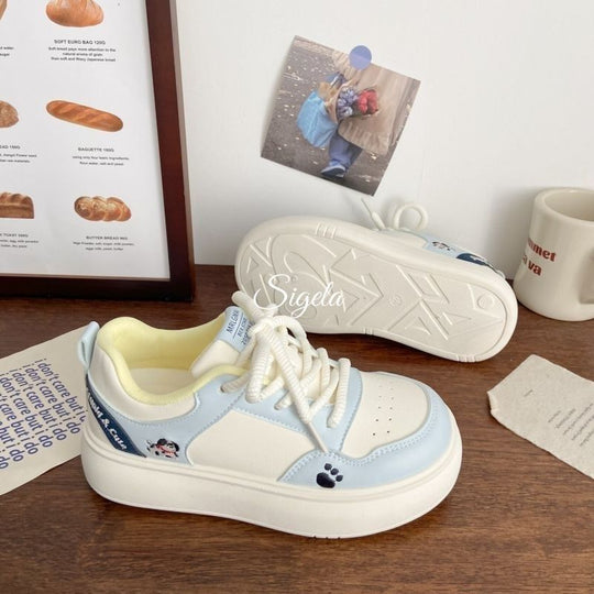 Damen Trend-Sneaker mit verspieltem Tiermotiv und federnder Sohle R&B