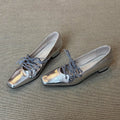 Damen elegante Slipper mit modischem Schnürdesign