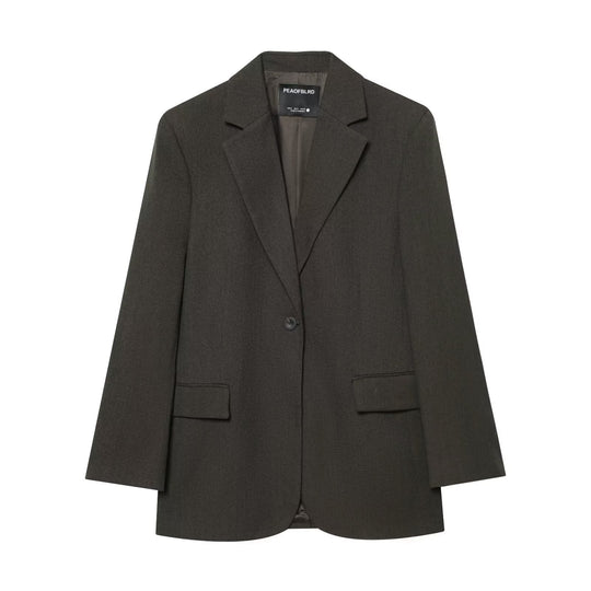 Damen eleganter Blazer mit dezentem Schnitt R&B