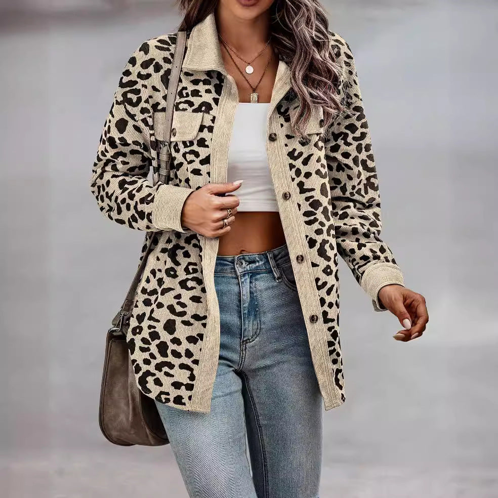Damen lässige und modische Karo-Jacke R&B
