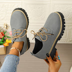 Damen Schnürschuhe mit rutschfester Profilsohle und komfortabler Polsterung R&B