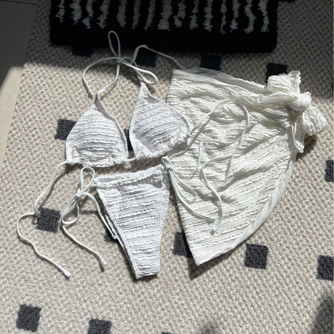 Damen Triangel-Bikini mit Wickelrock R&B