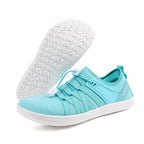 Unisex nan flacher Stadt-Sneaker mit Schnellzugverschluss, elastischem Strickoberteil und stoßabsorbierender Leichtsohle R&B