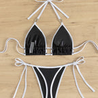 Damen Triangel-Bikini mit Charme-Detaillierung R&B