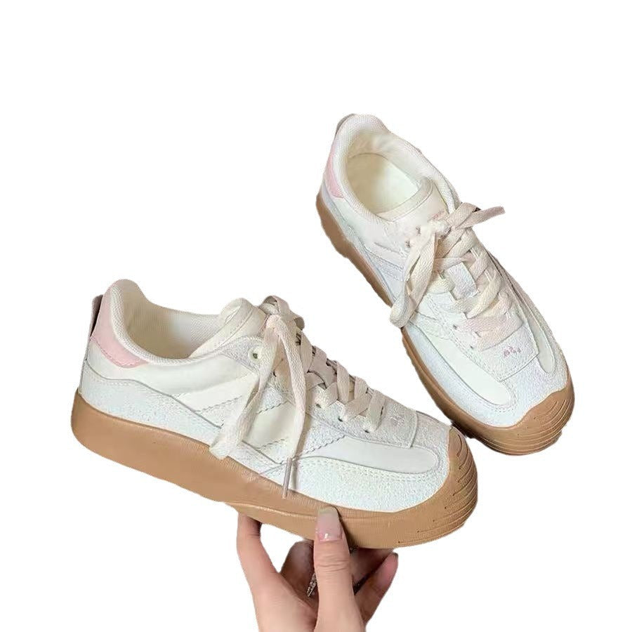 Damen Komfortable Sneaker mit atmungsaktiver Oberflächenstruktur und dämpfender Sohle