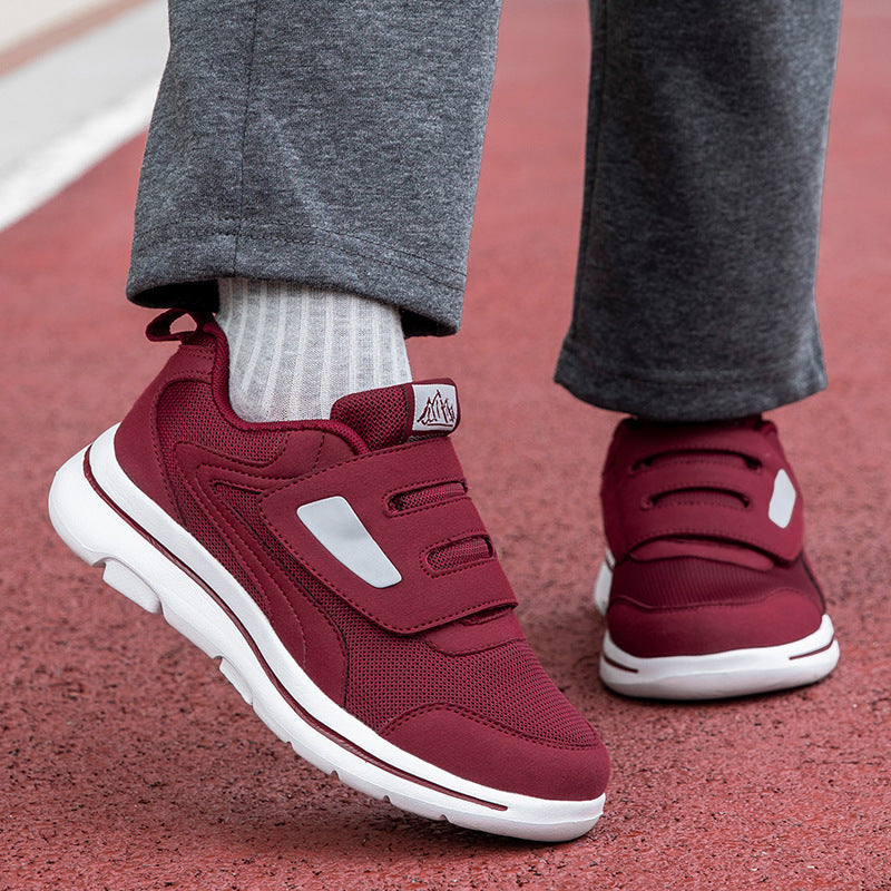 Damen Freizeitsneaker mit verstellbarem Klettverschluss und atmungsaktiver Mesh-Oberfläche R&B