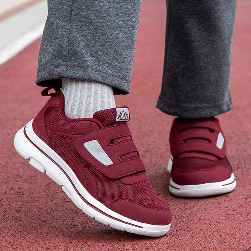 Damen Freizeitsneaker mit verstellbarem Klettverschluss und atmungsaktiver Mesh-Oberfläche R&B
