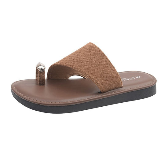 Damen modische Riemensandalen mit komfortablem Fußbett und zierlichem Design R&B