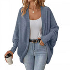 Damen lässige Strickjacke mit oversized Schnitt und lässigen Ärmeln R&B