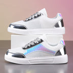 Damen Modische Sneakers mit reflektierendem Obermaterial