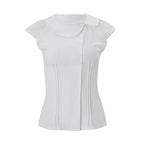 Damen Blusenshirt mit elegantem Kragen und tailliertem Schnitt R&B