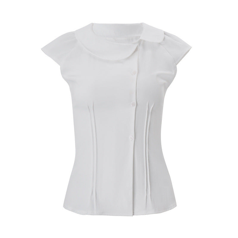 Damen Blusenshirt mit elegantem Kragen und tailliertem Schnitt R&B