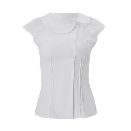 Damen Blusenshirt mit elegantem Kragen und tailliertem Schnitt R&B