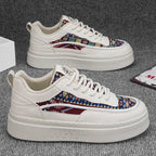 Damen modische Sneaker mit farbenfrohem asiatischem Muster R&B