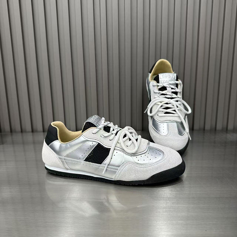 Damen Sportliche Sneakers mit atmungsaktiver Oberflächenstruktur und rutschfester Laufsohle R&B