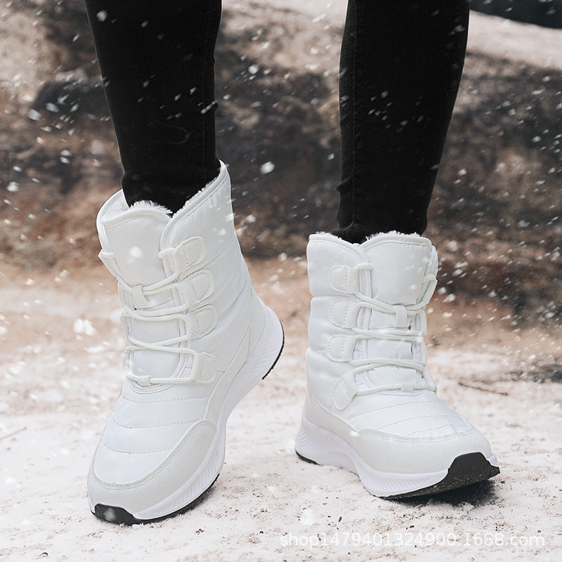 Damen Thermo-Winterstiefel mit rutschfestem Profil und isolierendem Futter R&B