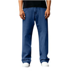 Herren Weite Jeans mit praktischen Taschen