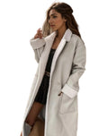 Damen Modischer Wintermantel mit Teddy-Futter R&B