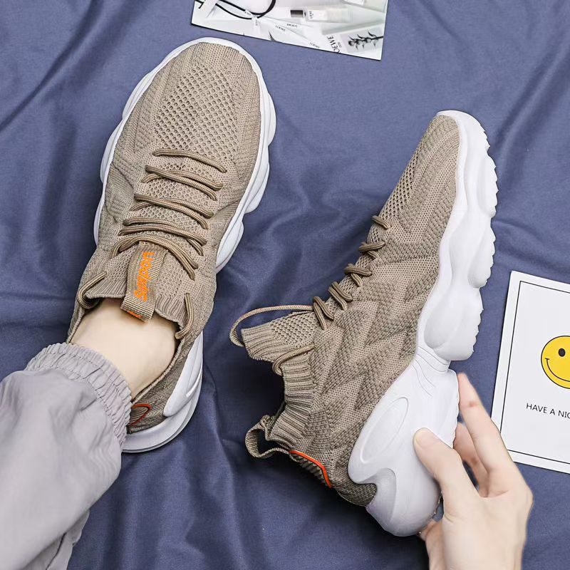 Damen Hohe Sport Sneakers mit innovativer Stricktechnologie