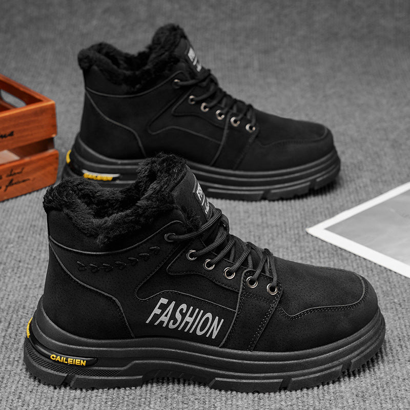 Damen Winterliche Schnürboots mit wärmendem Innenfutter und rutschfester Sohle R&B