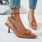 Damen Elegante Slingback-Pumps mit modischem Schleifen-Detail R&B
