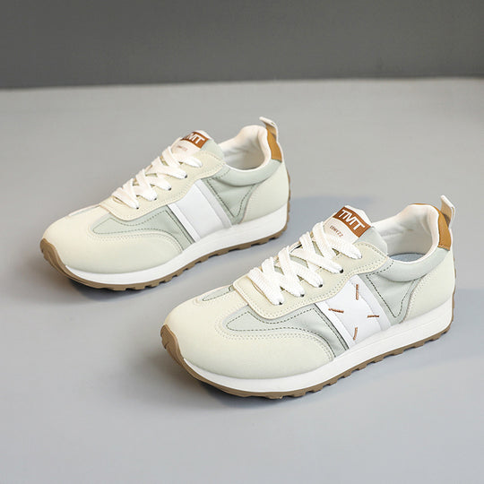 Damen sportliche Sneakers mit atmungsaktiver Mesh-Oberfläche und dämpfendem Sohlenprofil R&B