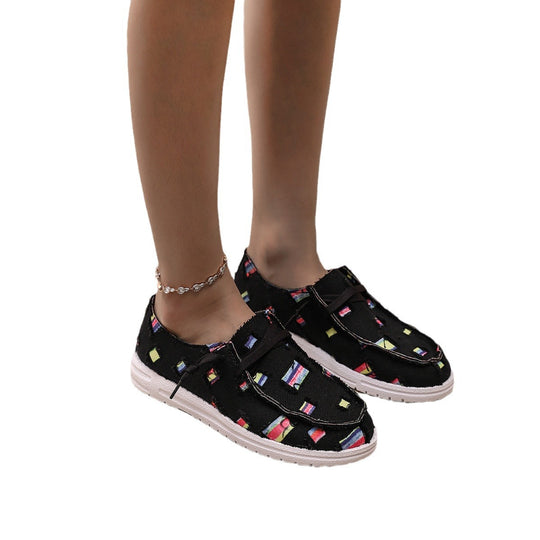 Damen Modische Sneaker mit einzigartigem Muster R&B