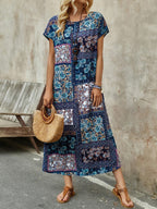 Damen Maxikleid mit Paisleymuster R&B