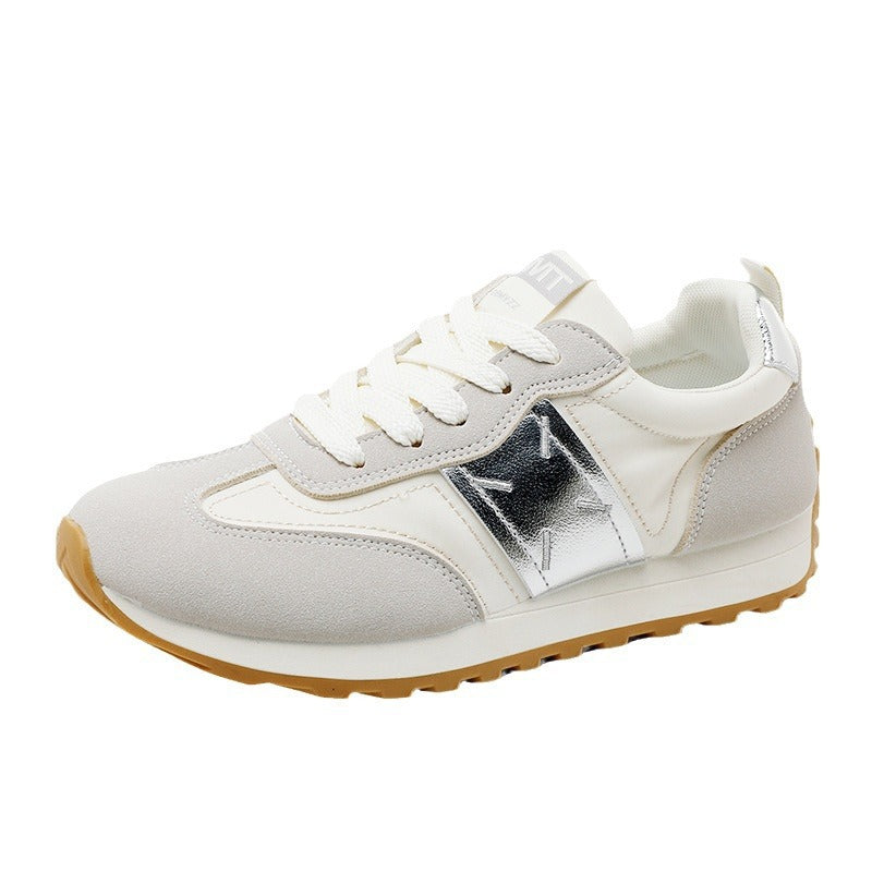 Damen sportliche Sneakers mit atmungsaktiver Mesh-Oberfläche und dämpfendem Sohlenprofil R&B