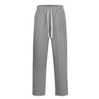 Herren nan locker fallende Strick-Jogginghose mit Zopfmuster und Kordelbund R&B