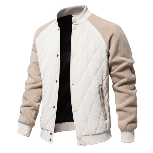Herren Steppjacke mit modernem Design und praktischen Taschen R&B