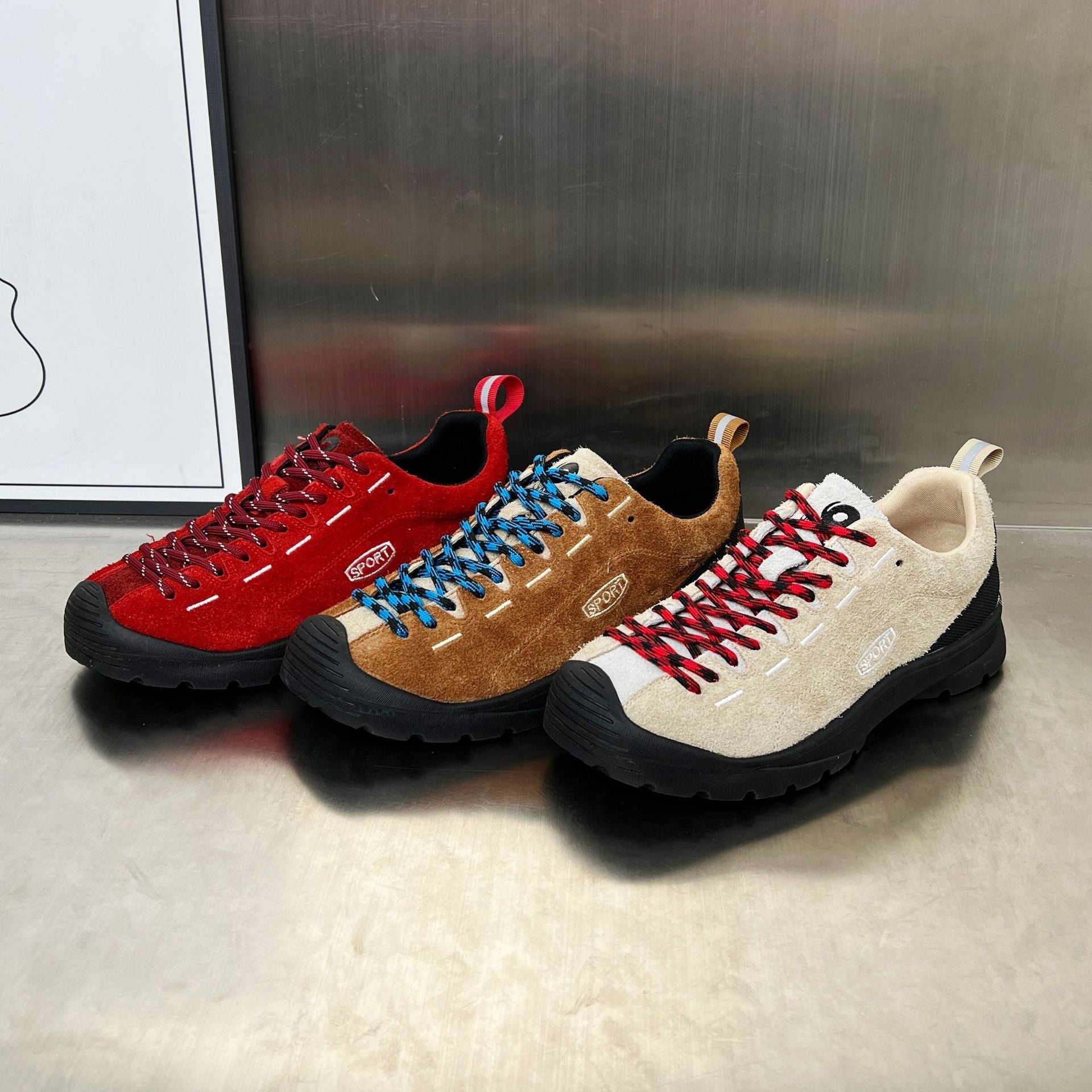 Damen Outdoor-Sneaker mit robustem Profil und atmungsaktiver Oberfläche R&B