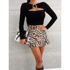 Damen Oberteil mit elegantem Cut-Out und langem Arm R&B