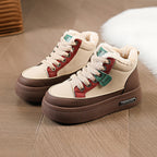 Damen Winterliche High-Top Sneakers mit kuscheligem Innenfutter und dämpfender Sohle R&B