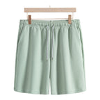 Herren Freizeitoberteil mit bequemen Shorts im strukturierten Design