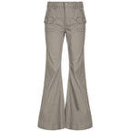 Damen Flared Cargo-Hose mit modischem Schnitt und praktischen Taschen R&B