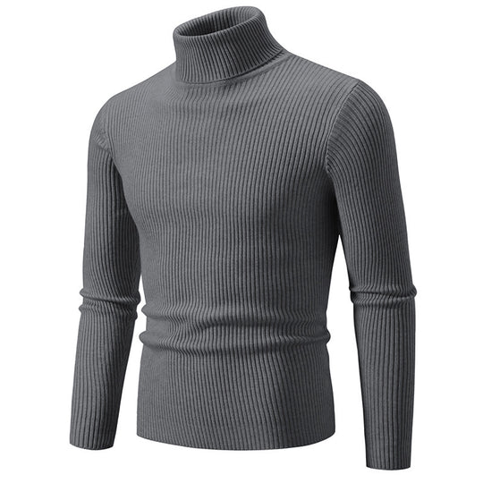 Herren Rollkragenpullover aus feinem Rippstrick R&B 1758806066