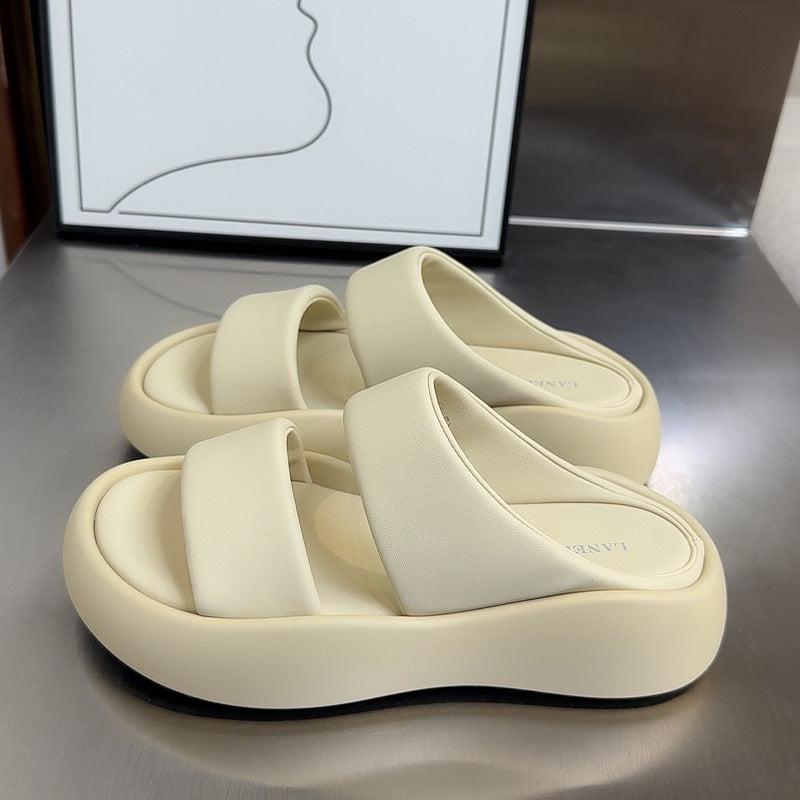Damen Bequeme Wellness-Pantoletten mit ergonomischem Fußbett und rutschfester Sohle R&B