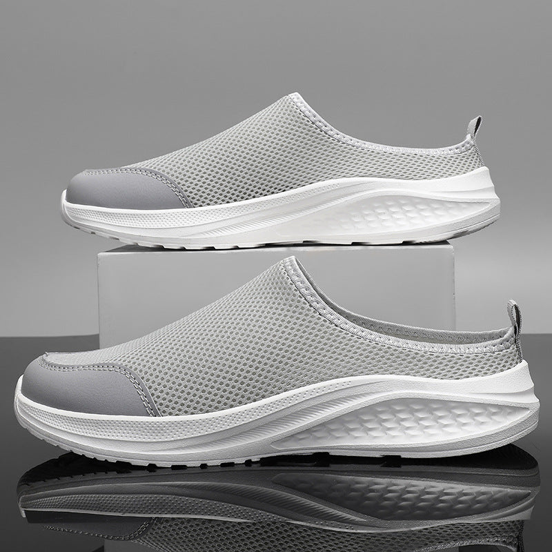 Damen Atmungsaktive Slip-On Freizeitschuhe mit rutschfester Sohle