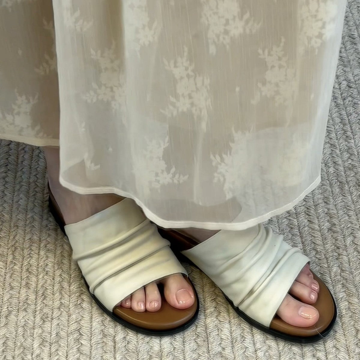 Damen lässige und elegante Pantolette R&B