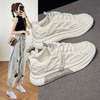 Damen Sportliche Sneaker mit atmungsaktiver Netzstruktur und ergonomischer Dämpfung R&B