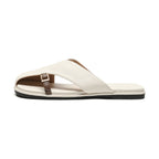 Damen Bogen-Sandalen mit trendy Riemen und komfortabler Fußbettgestaltung