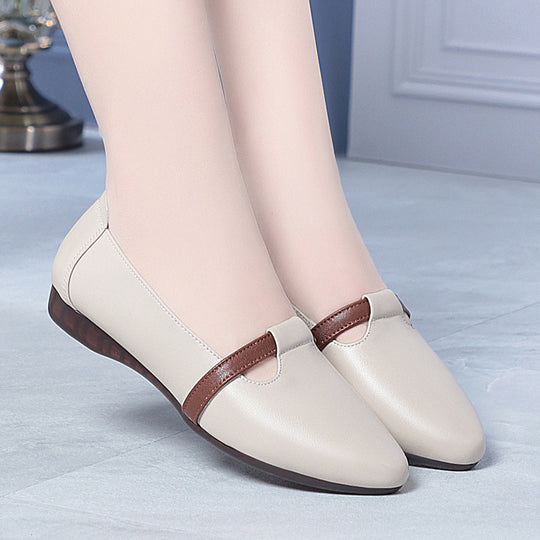 Damen Ballerinas mit elegantem Riemen und komfortablem Fußbett R&B