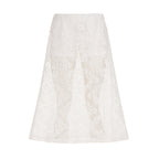 Damen Maxi-Rock aus exquisitem SpitzengewR&Be mit seitlichem Schlitz R&B