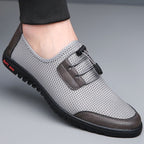 Herren Bequeme Mesh-Slipper mit elastischem Schnürsystem R&B