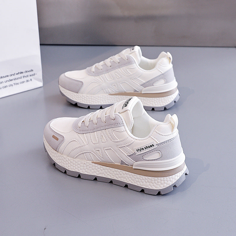 Damen Sportliche Sneakers mit stabiler Sohle und atmungsaktiver Obermaterialstruktur R&B