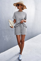 Damen lässiger Kurzsets R&B